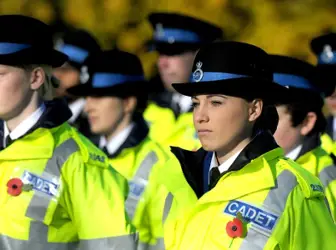 Cadets on parade