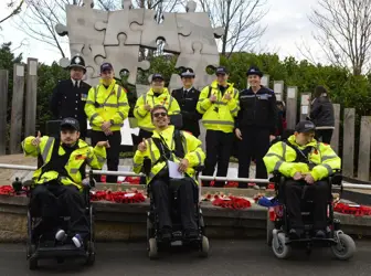 Percy Hedley College Cadets during Remembrance Day 2023